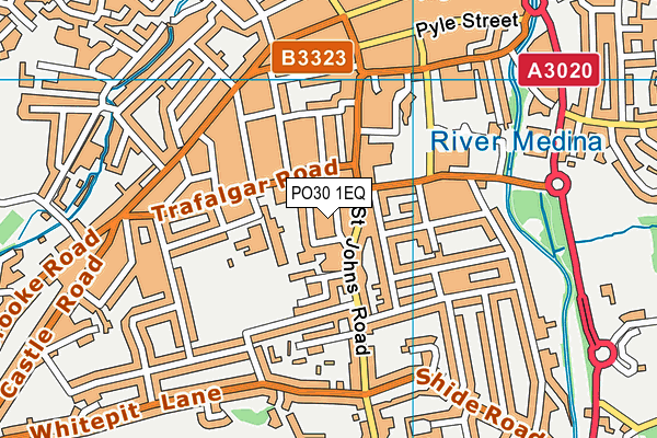 PO30 1EQ map - OS VectorMap District (Ordnance Survey)