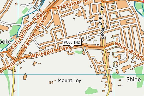 PO30 1ND map - OS VectorMap District (Ordnance Survey)