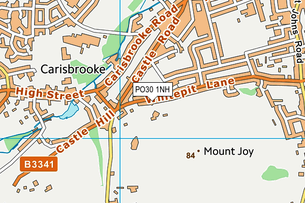 PO30 1NH map - OS VectorMap District (Ordnance Survey)