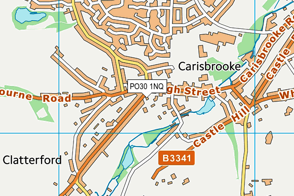 PO30 1NQ map - OS VectorMap District (Ordnance Survey)