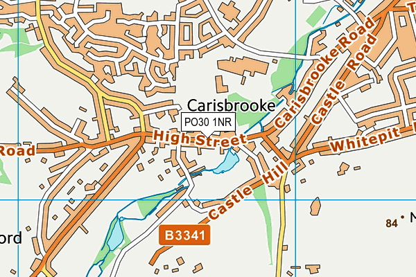 St Thomas Of Canterbury Primary School map (PO30 1NR) - OS VectorMap District (Ordnance Survey)