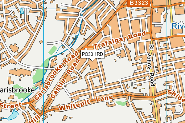 PO30 1RD map - OS VectorMap District (Ordnance Survey)