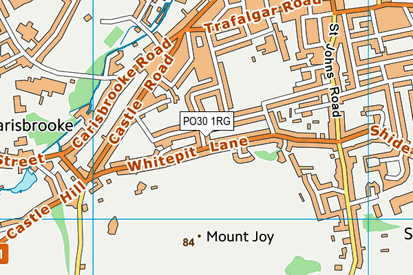 PO30 1RG map - OS VectorMap District (Ordnance Survey)