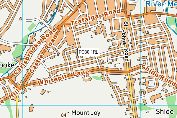 PO30 1RL map - OS VectorMap District (Ordnance Survey)