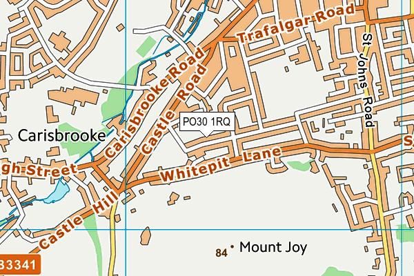 PO30 1RQ map - OS VectorMap District (Ordnance Survey)