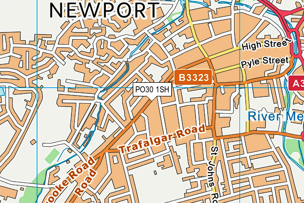 PO30 1SH map - OS VectorMap District (Ordnance Survey)