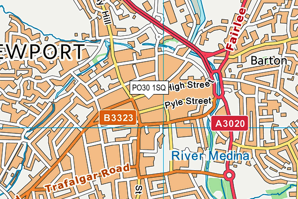 PO30 1SQ map - OS VectorMap District (Ordnance Survey)