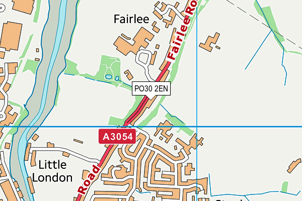 PO30 2EN map - OS VectorMap District (Ordnance Survey)