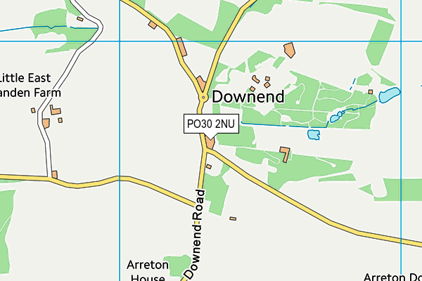 PO30 2NU map - OS VectorMap District (Ordnance Survey)