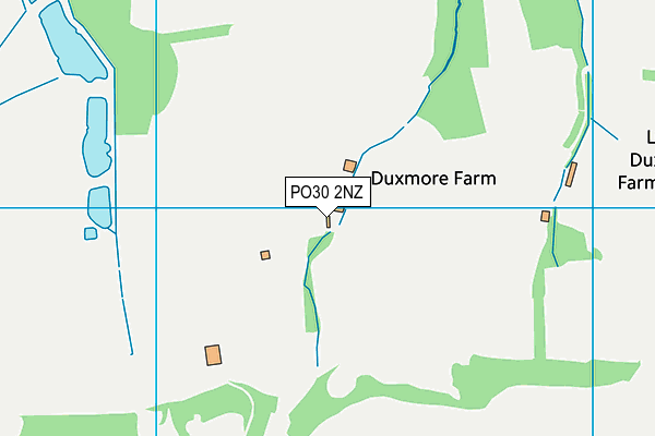 PO30 2NZ map - OS VectorMap District (Ordnance Survey)