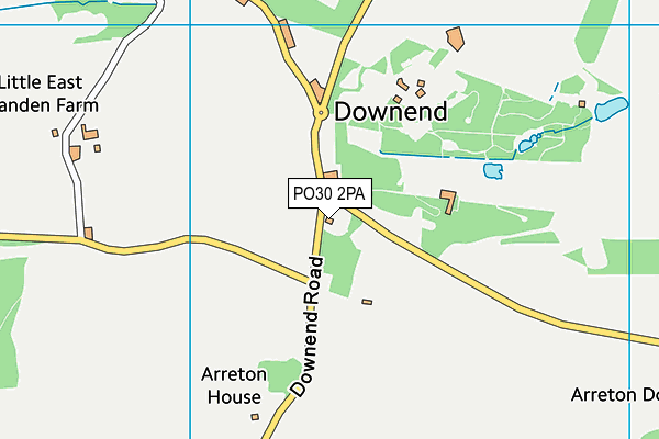 PO30 2PA map - OS VectorMap District (Ordnance Survey)