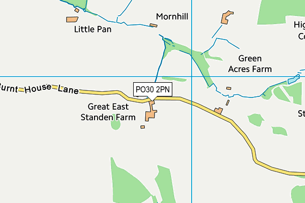 PO30 2PN map - OS VectorMap District (Ordnance Survey)