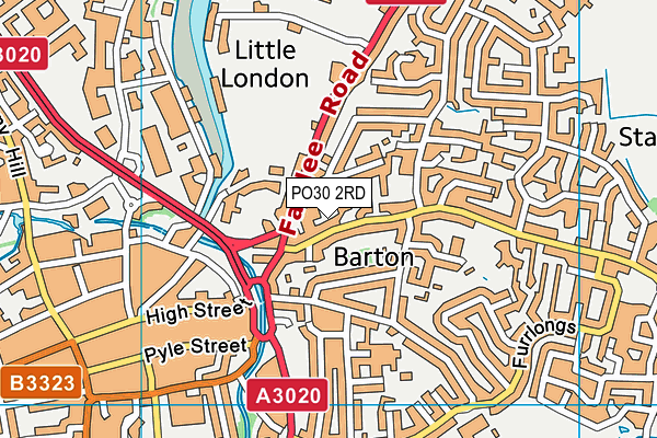 Map of EXPLORE RAW LTD at district scale