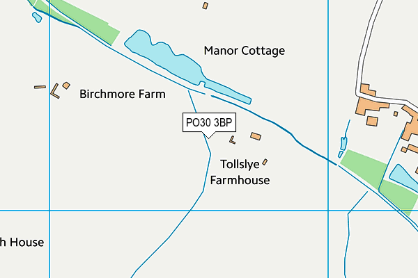 PO30 3BP map - OS VectorMap District (Ordnance Survey)