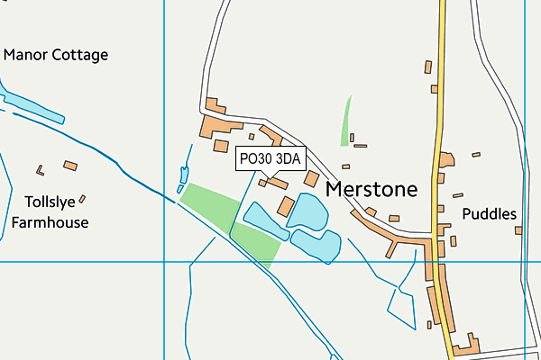 PO30 3DA map - OS VectorMap District (Ordnance Survey)