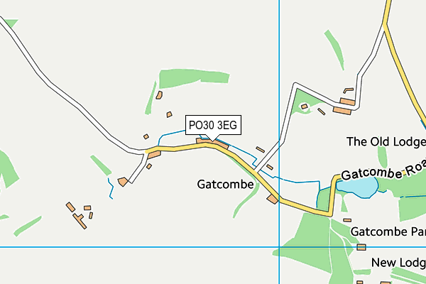 PO30 3EG map - OS VectorMap District (Ordnance Survey)