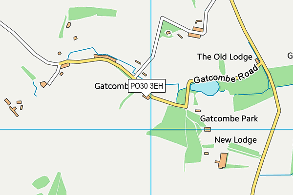 PO30 3EH map - OS VectorMap District (Ordnance Survey)