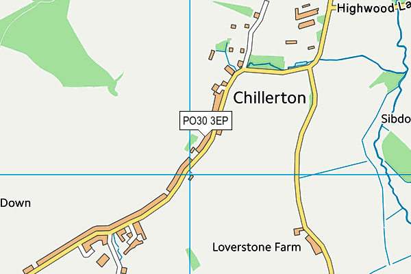 Chillerton & Rookley Primary School map (PO30 3EP) - OS VectorMap District (Ordnance Survey)