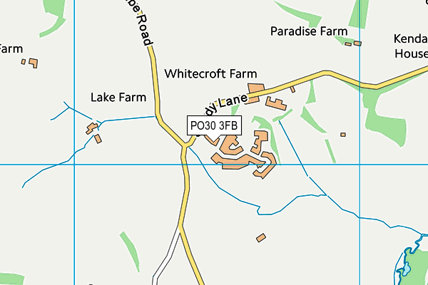 PO30 3FB map - OS VectorMap District (Ordnance Survey)