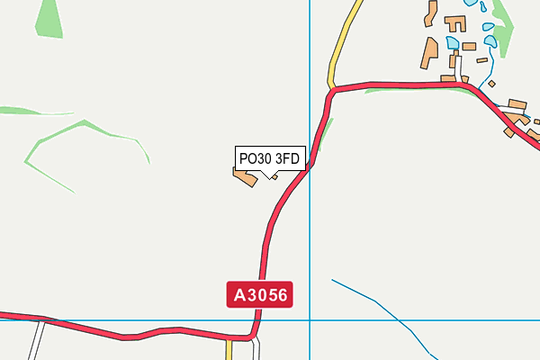 PO30 3FD map - OS VectorMap District (Ordnance Survey)