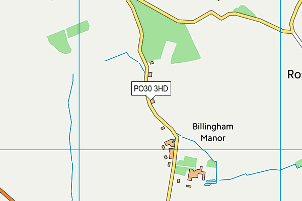 PO30 3HD map - OS VectorMap District (Ordnance Survey)