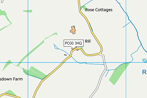 PO30 3HQ map - OS VectorMap District (Ordnance Survey)