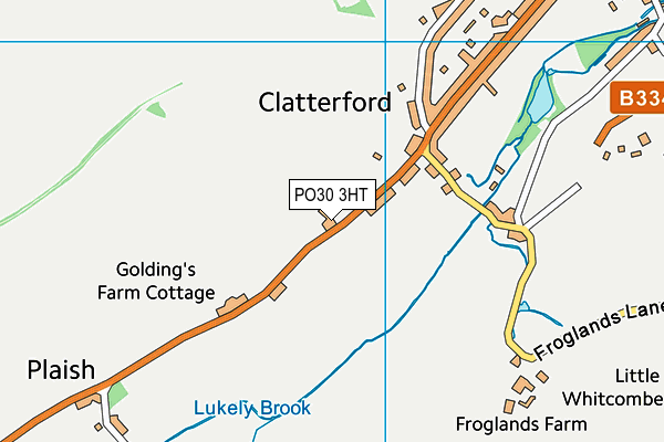 PO30 3HT map - OS VectorMap District (Ordnance Survey)