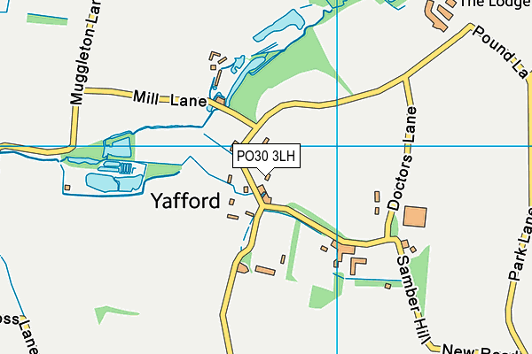 PO30 3LH map - OS VectorMap District (Ordnance Survey)