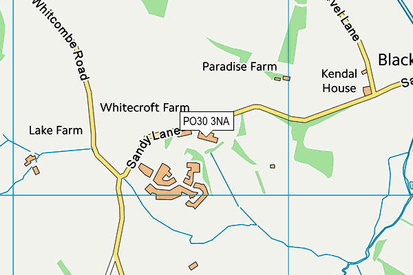 PO30 3NA map - OS VectorMap District (Ordnance Survey)