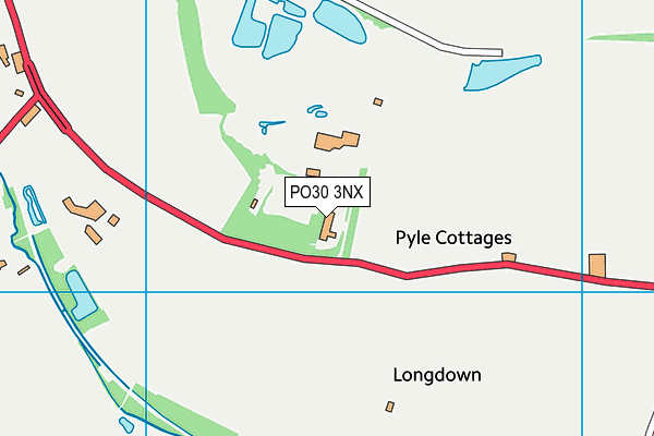 PO30 3NX map - OS VectorMap District (Ordnance Survey)