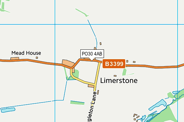 PO30 4AB map - OS VectorMap District (Ordnance Survey)