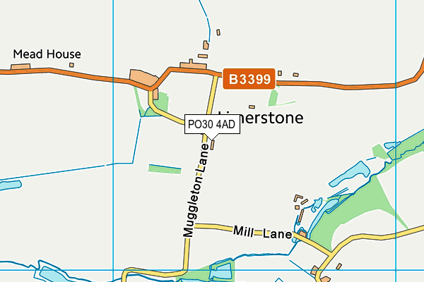 PO30 4AD map - OS VectorMap District (Ordnance Survey)