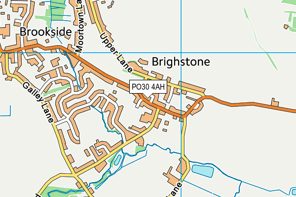 PO30 4AH map - OS VectorMap District (Ordnance Survey)