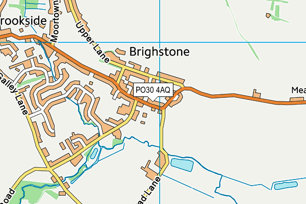 PO30 4AQ map - OS VectorMap District (Ordnance Survey)