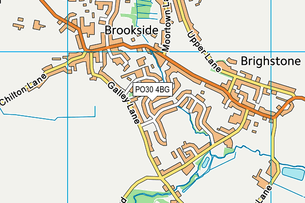 PO30 4BG map - OS VectorMap District (Ordnance Survey)