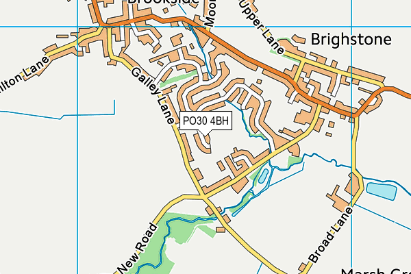 PO30 4BH map - OS VectorMap District (Ordnance Survey)
