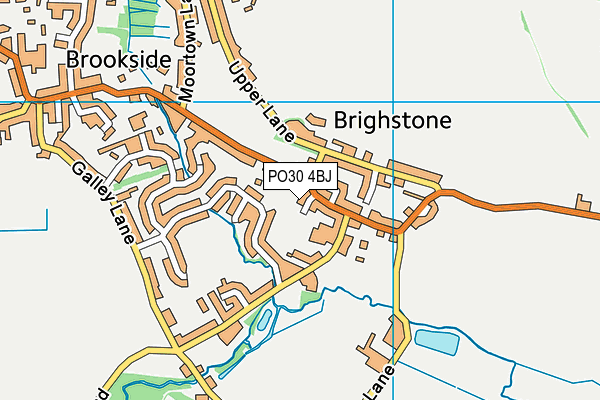 PO30 4BJ map - OS VectorMap District (Ordnance Survey)