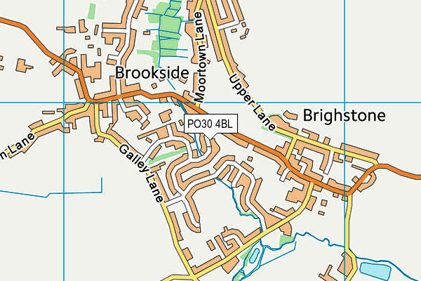 PO30 4BL map - OS VectorMap District (Ordnance Survey)