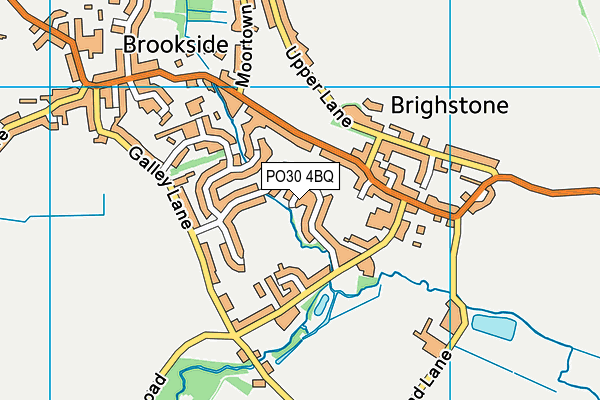 PO30 4BQ map - OS VectorMap District (Ordnance Survey)