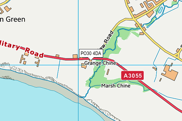 PO30 4DA map - OS VectorMap District (Ordnance Survey)