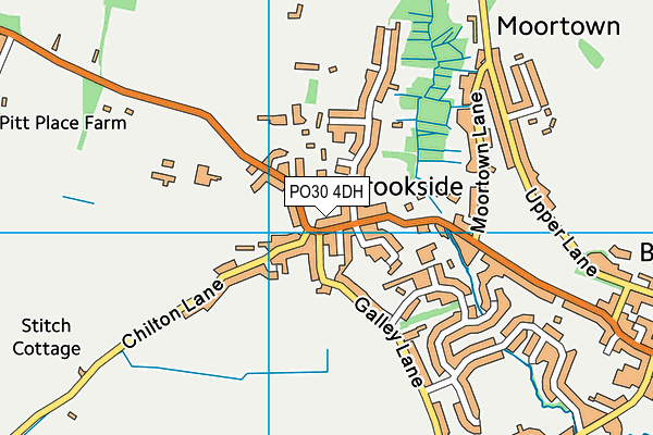 PO30 4DH map - OS VectorMap District (Ordnance Survey)