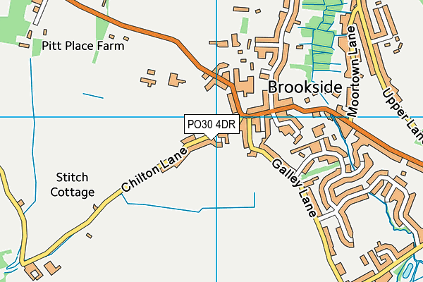 Map of THE MOORFIELD CHASE ESTATE LIMITED at district scale
