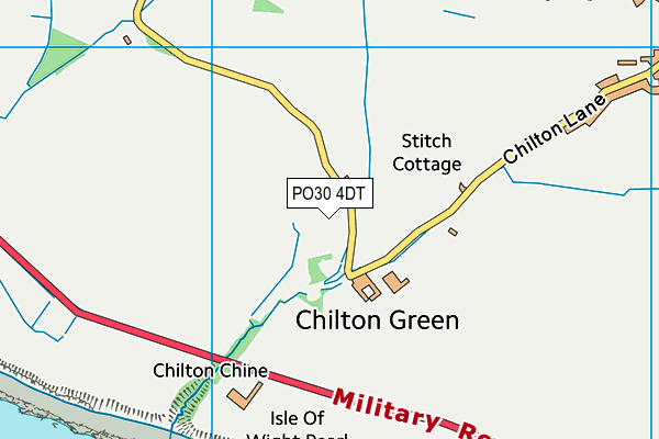 PO30 4DT map - OS VectorMap District (Ordnance Survey)