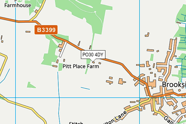 PO30 4DY map - OS VectorMap District (Ordnance Survey)