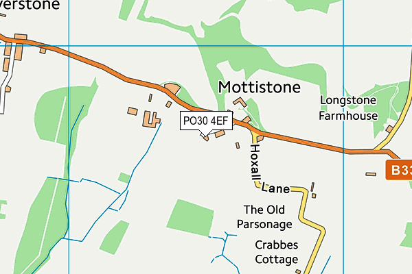 PO30 4EF map - OS VectorMap District (Ordnance Survey)