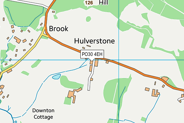 PO30 4EH map - OS VectorMap District (Ordnance Survey)