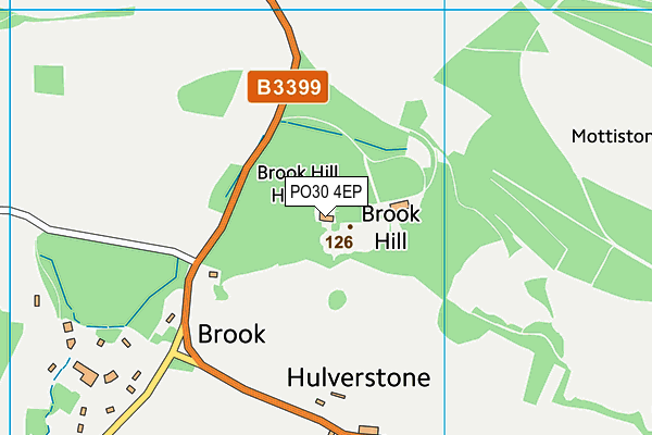 PO30 4EP map - OS VectorMap District (Ordnance Survey)