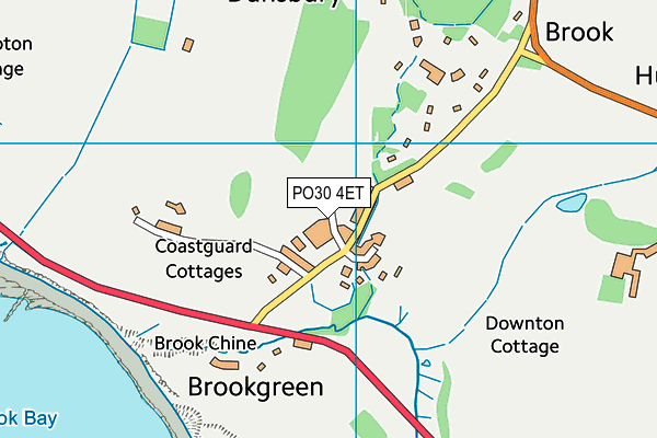 PO30 4ET map - OS VectorMap District (Ordnance Survey)