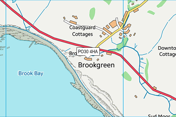 PO30 4HA map - OS VectorMap District (Ordnance Survey)