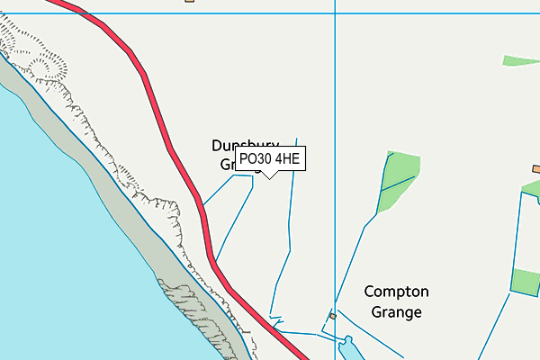 PO30 4HE map - OS VectorMap District (Ordnance Survey)